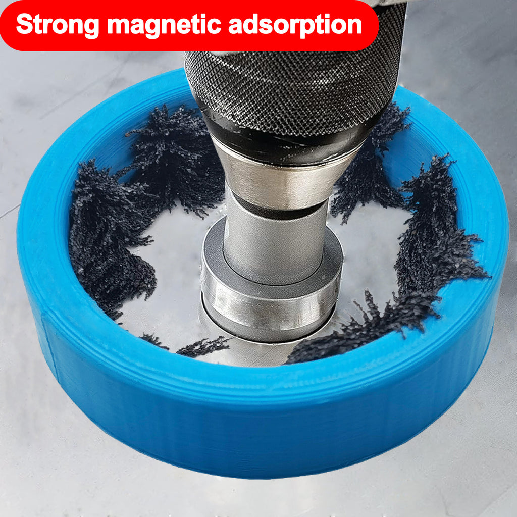 Magnetic Drill Chip Collector – 10 Neodymium Magnets | Hole Saw Accessory for Metal Drilling Safety