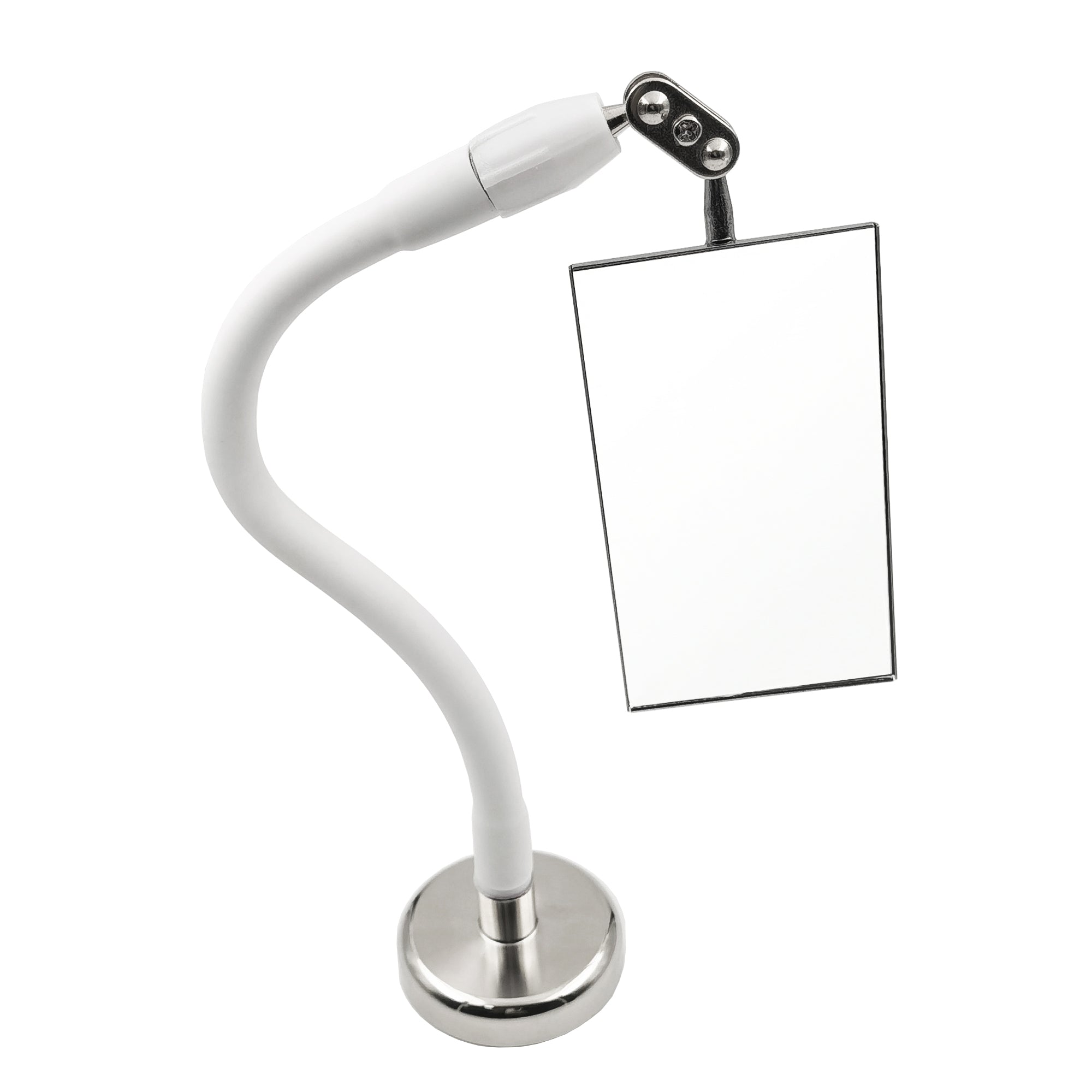 Magnetic Inspection Mirror with 360° Swivel Head & Heavy-Duty Magnetic Base | 3.5" x 2" Optical Glass | Hands-Free Tool for Mechanics, Welders & Automotive Repair