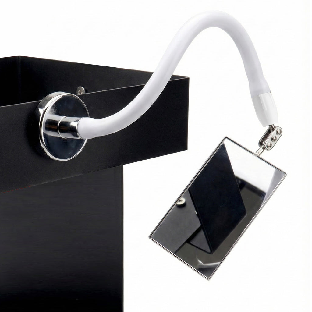 Magnetic Inspection Mirror with 360° Swivel Head & Heavy-Duty Magnetic Base | 3.5" x 2" Optical Glass | Hands-Free Tool for Mechanics, Welders & Automotive Repair