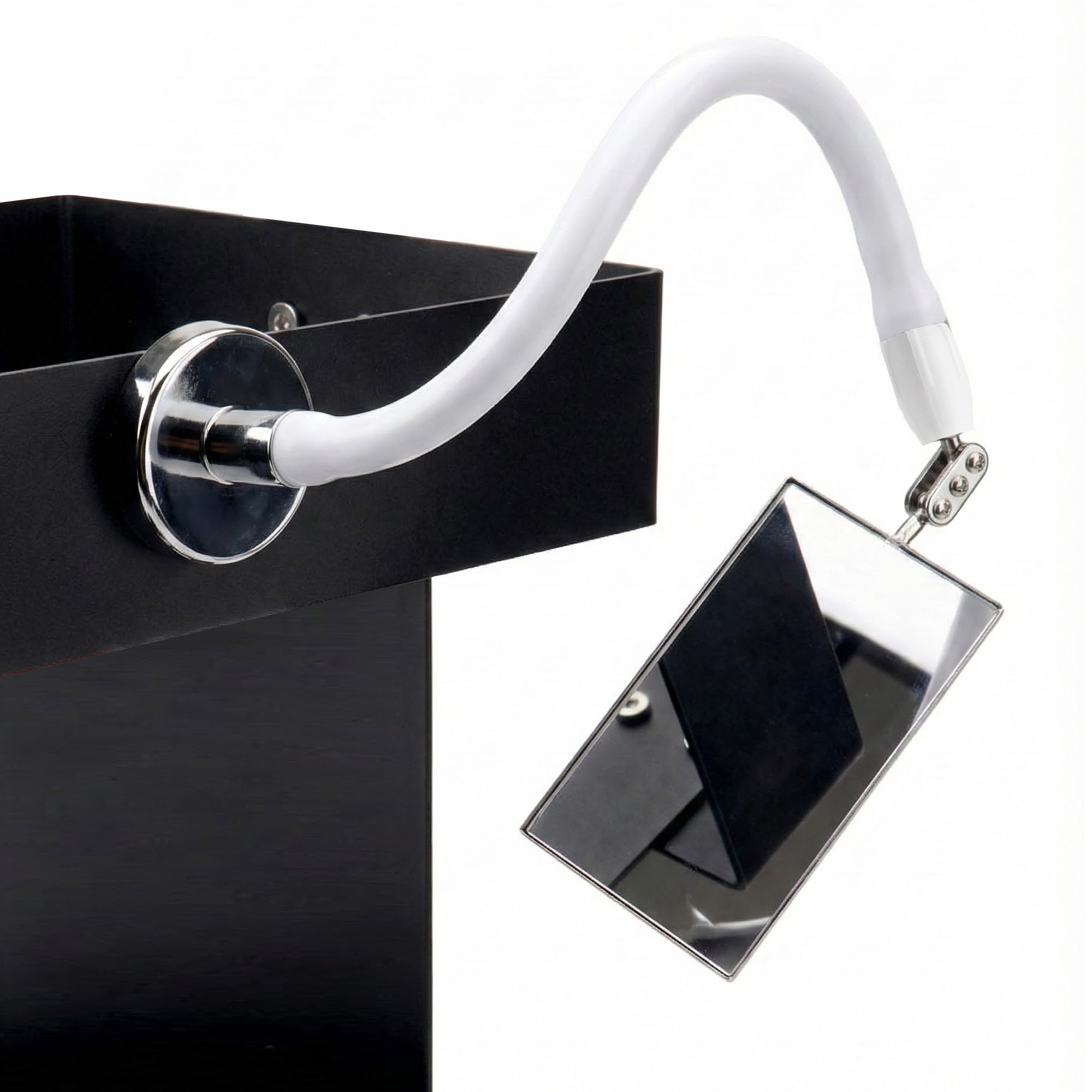 Magnetic Inspection Mirror with 360° Swivel Head & Heavy-Duty Magnetic Base | 3.5" x 2" Optical Glass | Hands-Free Tool for Mechanics, Welders & Automotive Repair
