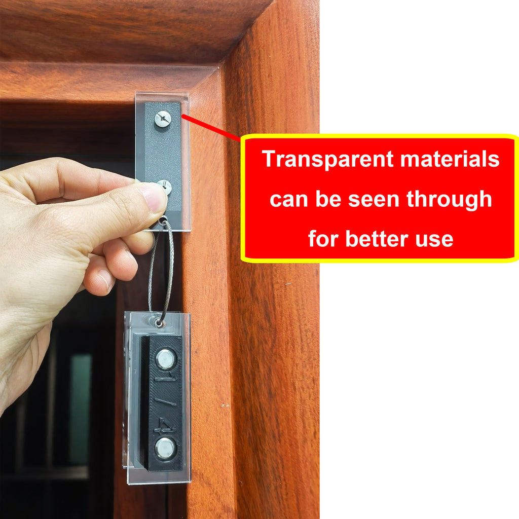 Trim Reveal Tool 3-Pack (1/4", 1/8", 3/16") with Portable Ring | Transparent Jamb Marking Gauge for Finish Carpentry & Woodworking